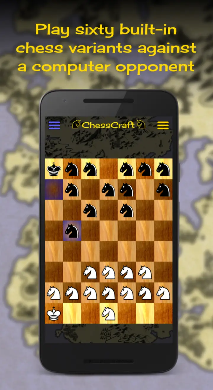Gameplay screenshot of ChessCraft