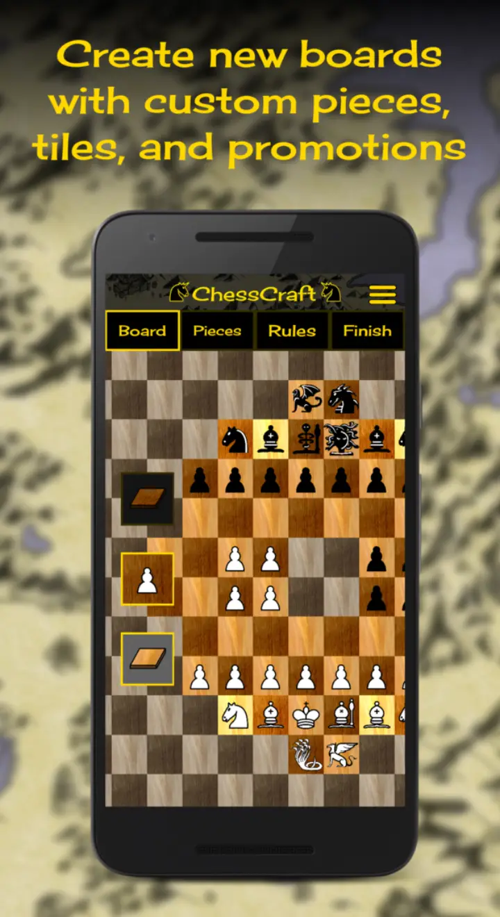 Gameplay screenshot of ChessCraft