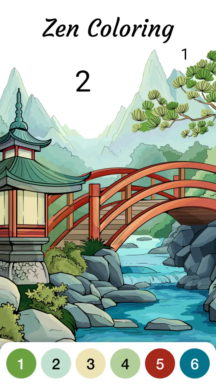 Gameplay screenshot of Zen Color